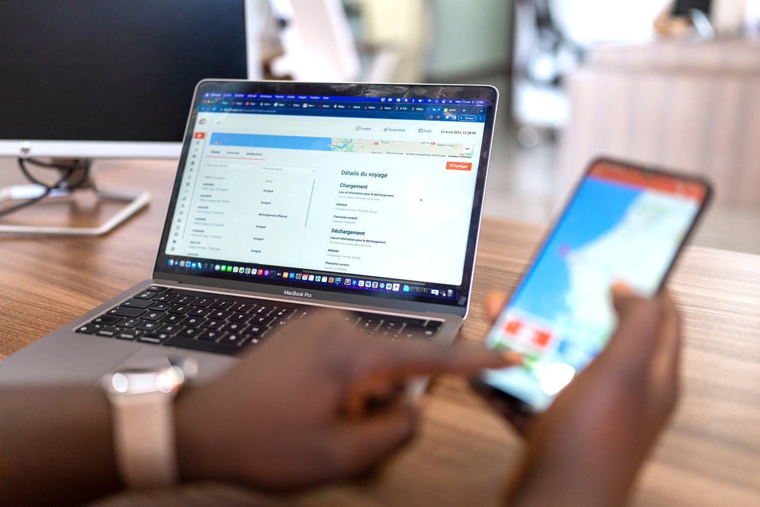 La plateforme Chargel, web et mobile